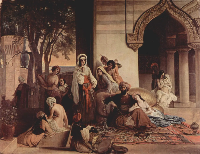 Nowa Ulubienica (scena z haremu) - Francesco Hayez