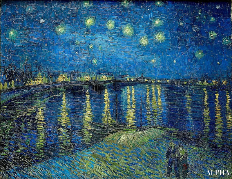 Gwiaździsta noc nad Rodanem - Vincent van Gogh