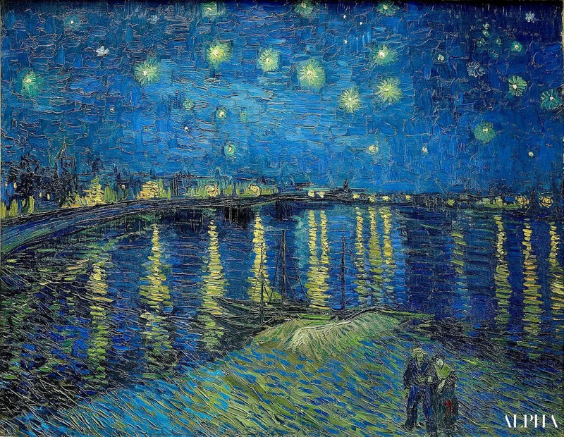 Gwiaździsta noc nad Rodanem - Vincent van Gogh