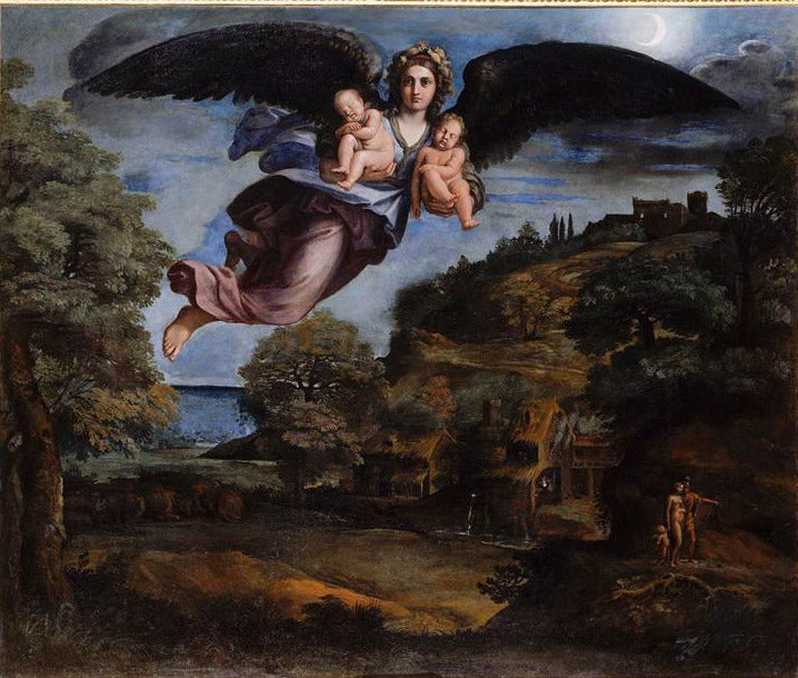 Noc niosąca sen i śmierć - Annibale Carracci