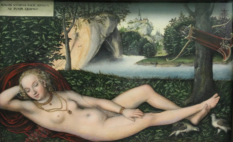 Nimfa u źródła - Lucas Cranach Starszy