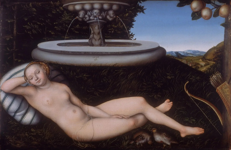 Nimfa z fontanny - Lucas Cranach Starszy