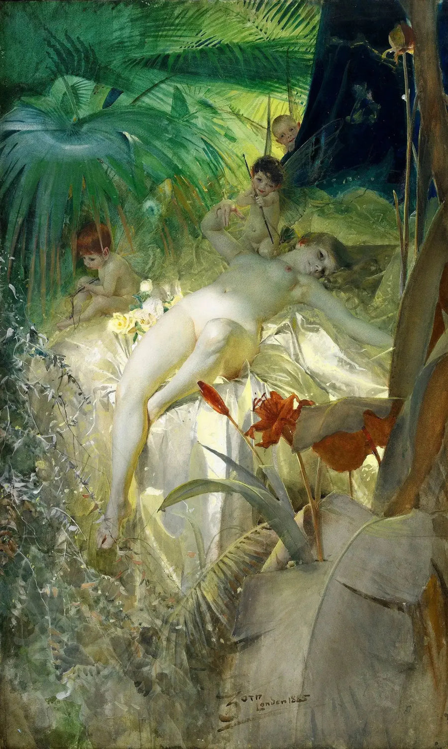 Nimfa miłości - Anders Zorn