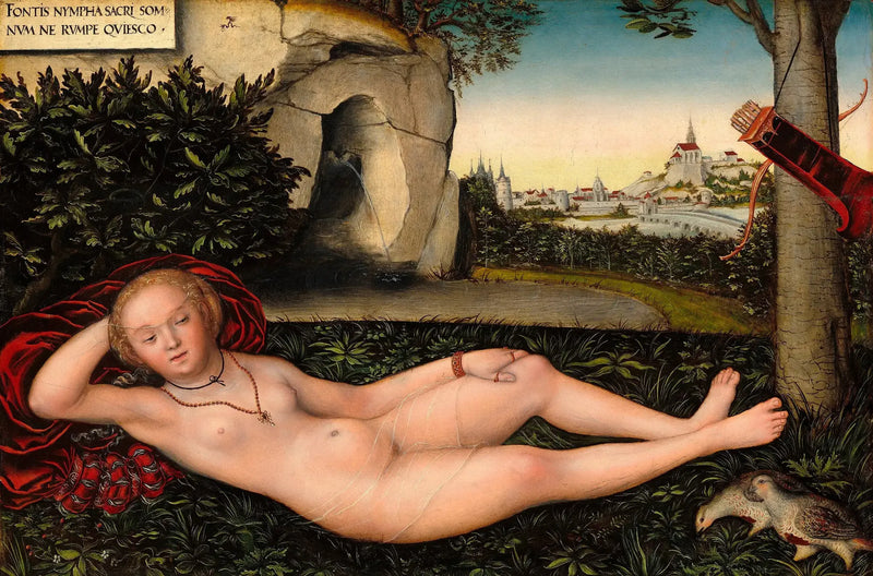 Nimfa Wiosny - Lucas Cranach Starszy