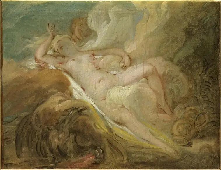 La nymphe Io et Jupiter - Jean-Honoré Fragonard - Alpha Reproduction