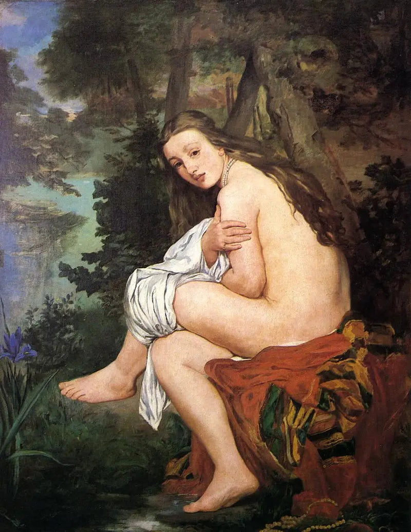 Niespodziewana nimfa - Édouard Manet