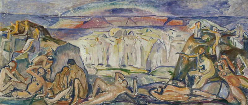 Pokój i Tęcza - Edvard Munch