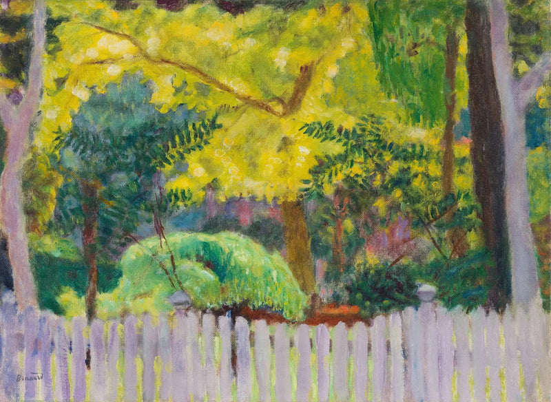 Fioletowy płot - Pierre Bonnard
