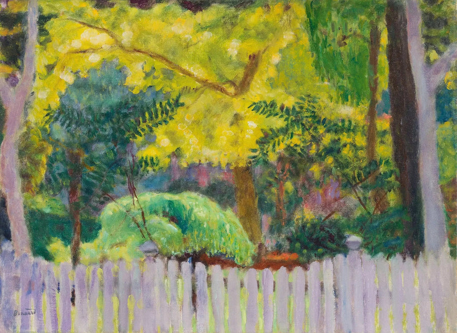 Fioletowy płot - Pierre Bonnard