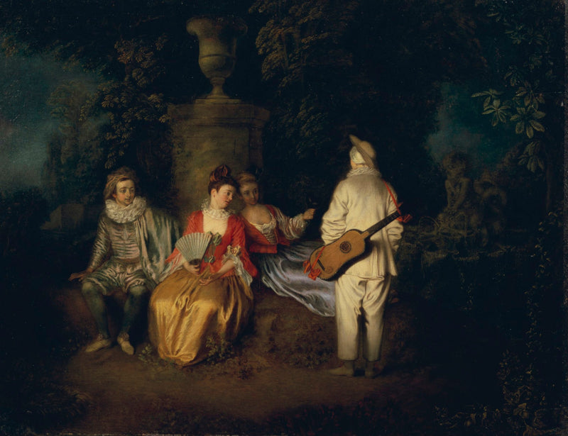 Kwadratowa część - Antoine Watteau