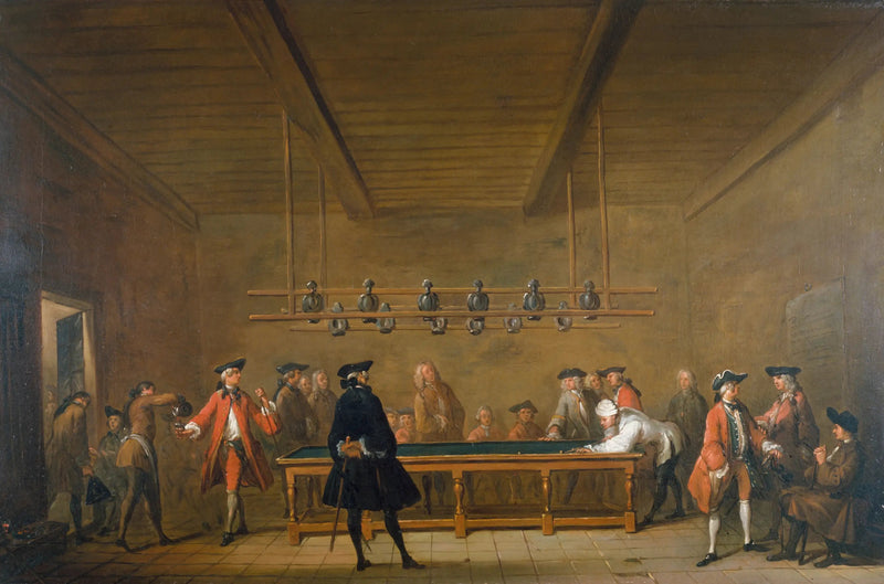 Partia bilarda - Jean Simeón Chardin