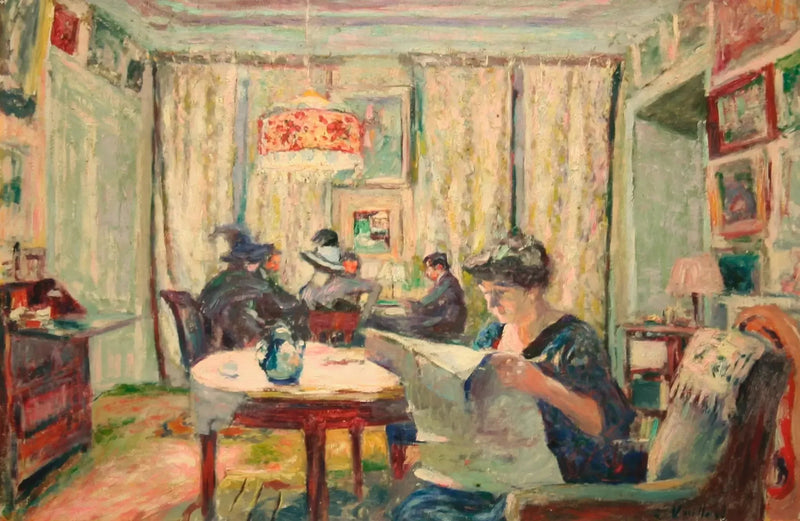 Część do brydża - Édouard Vuillard