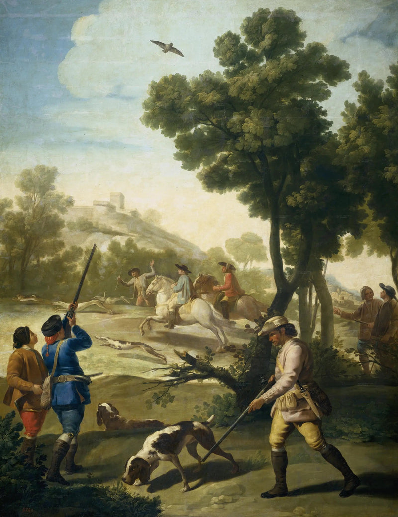 Polowanie - Francisco de Goya