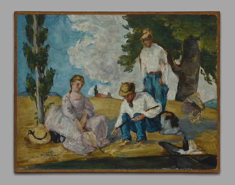Wędkowanie - Paul Cézanne