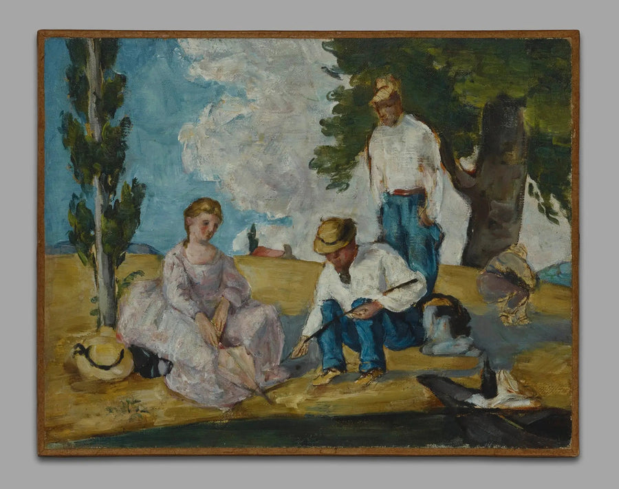 Wędkowanie - Paul Cézanne