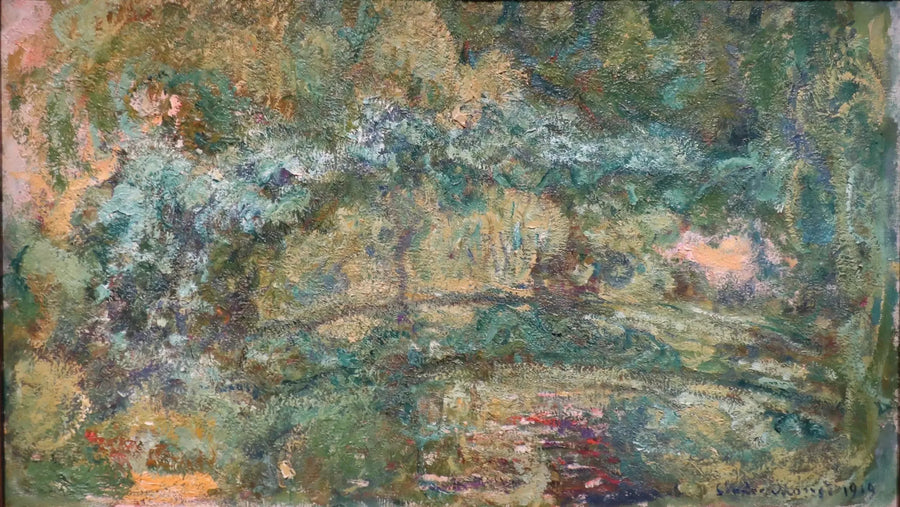 Most na stawie z nenufarami - Claude Monet