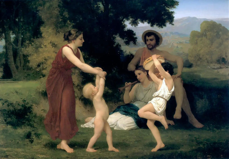 Pastoralna rozrywka - Bouguereau