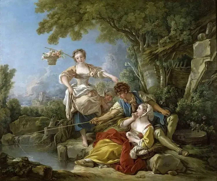 Wędkowanie na żyłkę - François Boucher