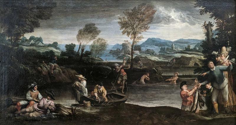 Łowienie ryb - Annibale Carracci