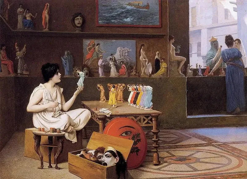 Obraz tchnący życie w rzeźbę - Jean-Léon Gérôme