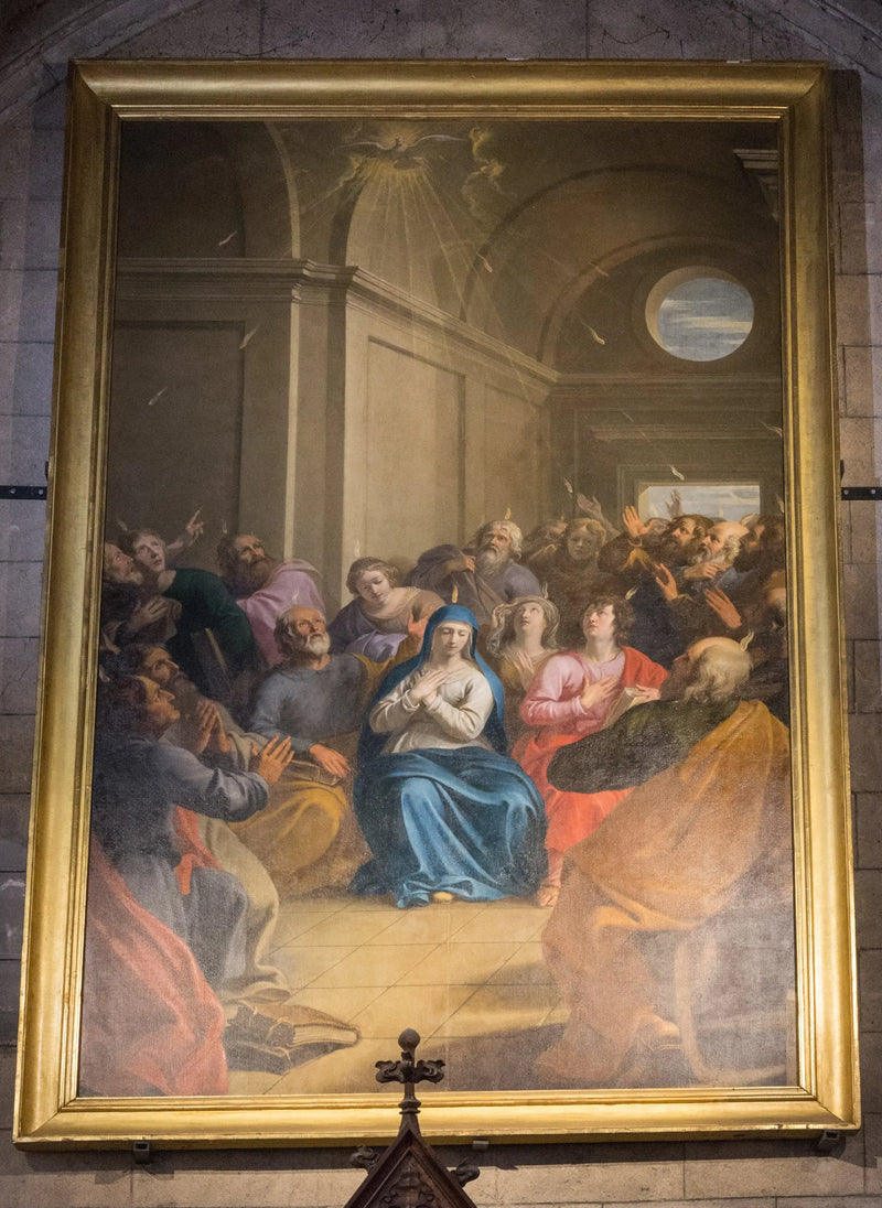 Pentecost lub Zstąpienie Ducha Świętego - Philippe de Champaigne