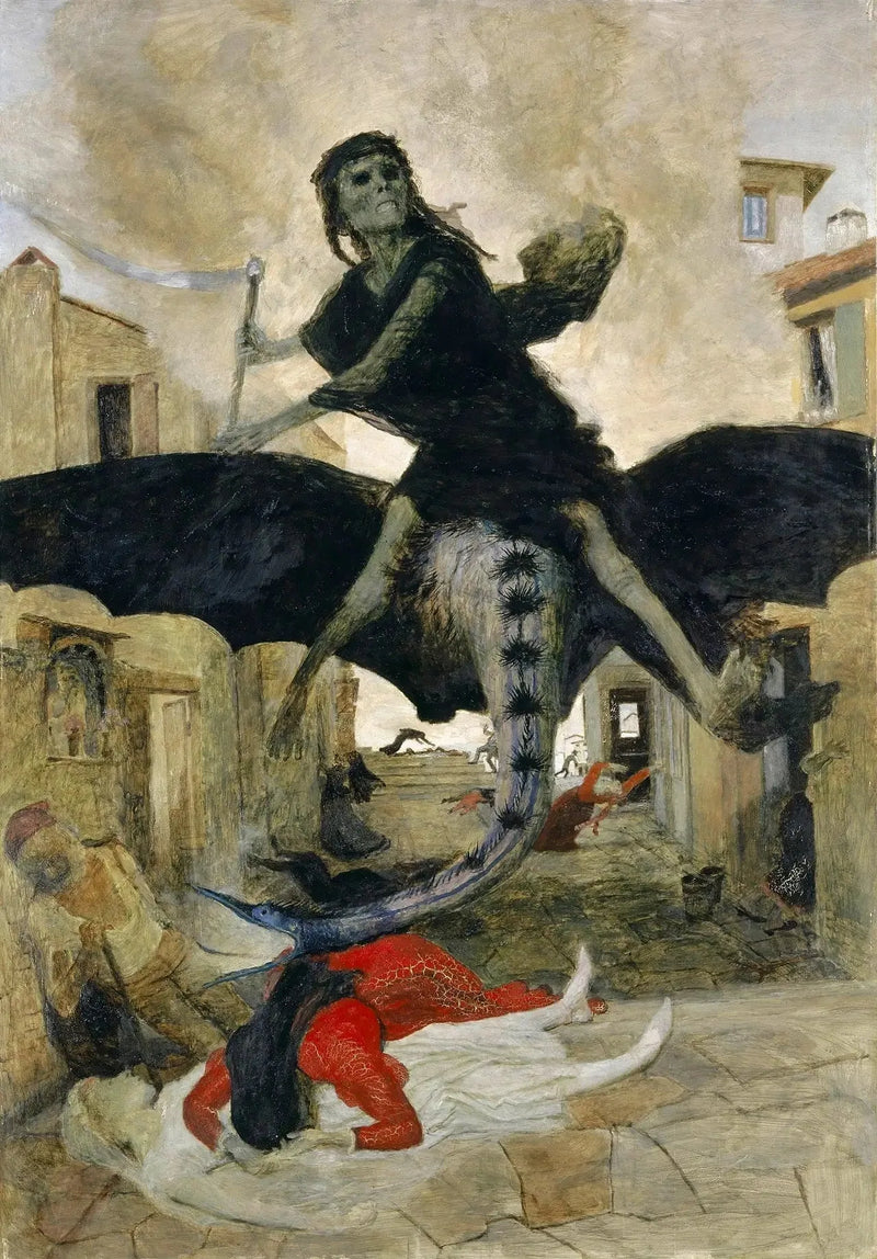 Dżuma - Arnold Böcklin