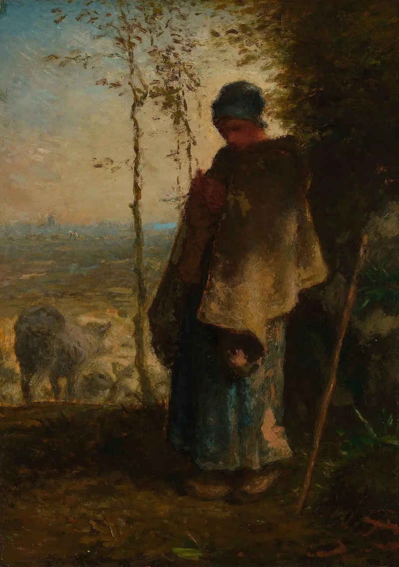 Mała pastuszka - Jean-François Millet