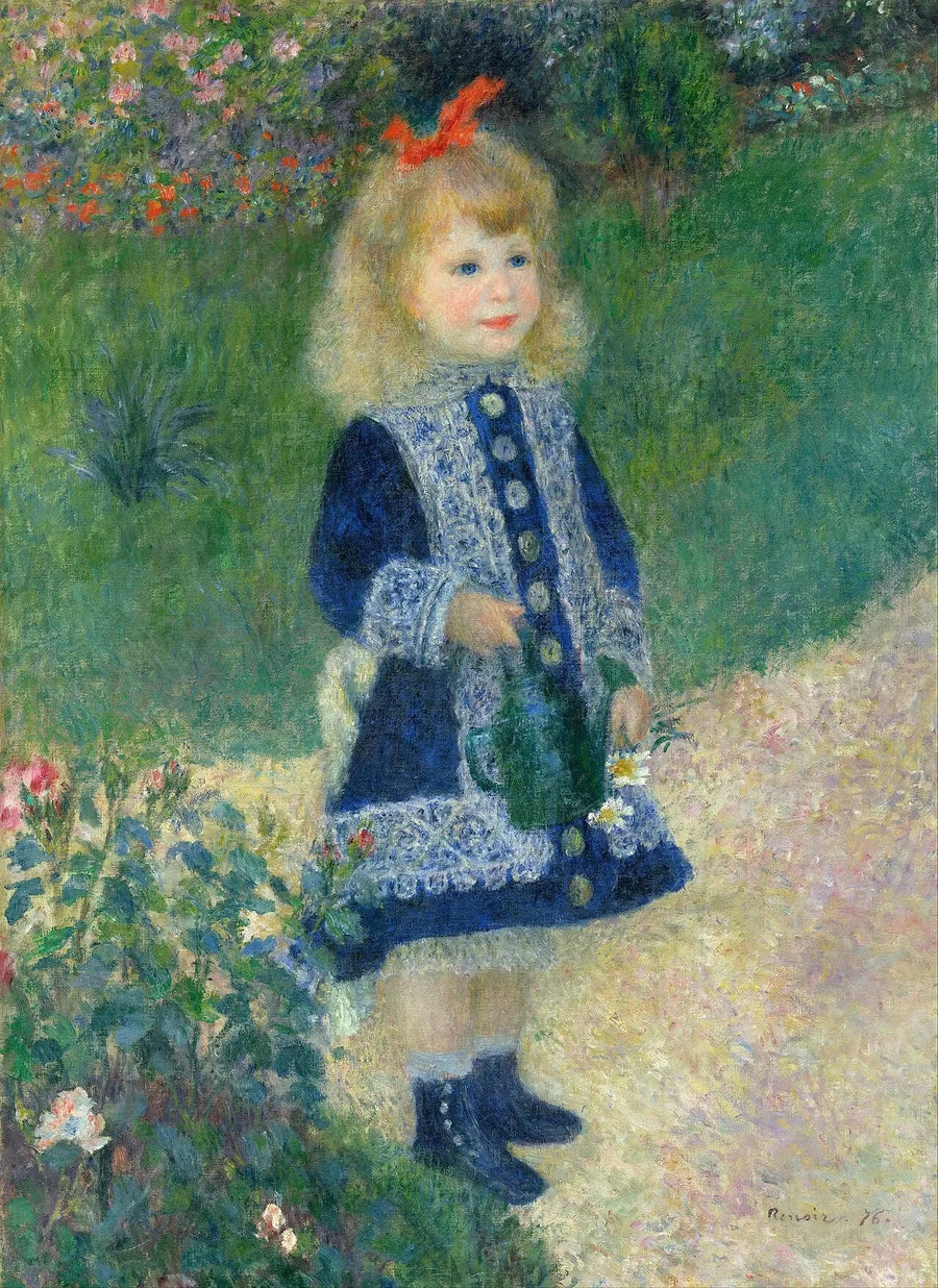 Mała dziewczynka z konewką - Pierre-Auguste Renoir
