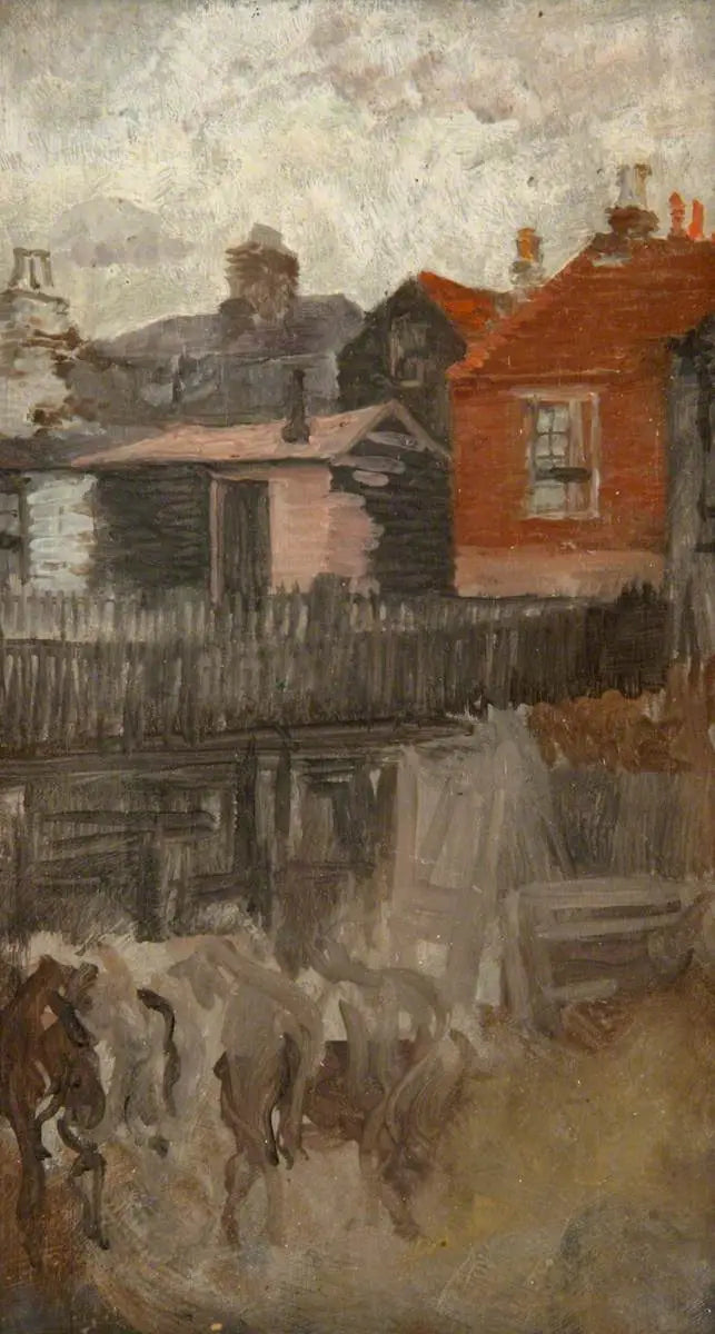 Mała Czerwona Chata około 1881 - James Abbott McNeill Whistler