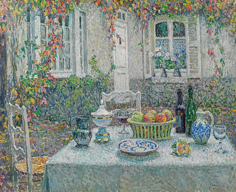 Mały stół - Henri Le Sidaner