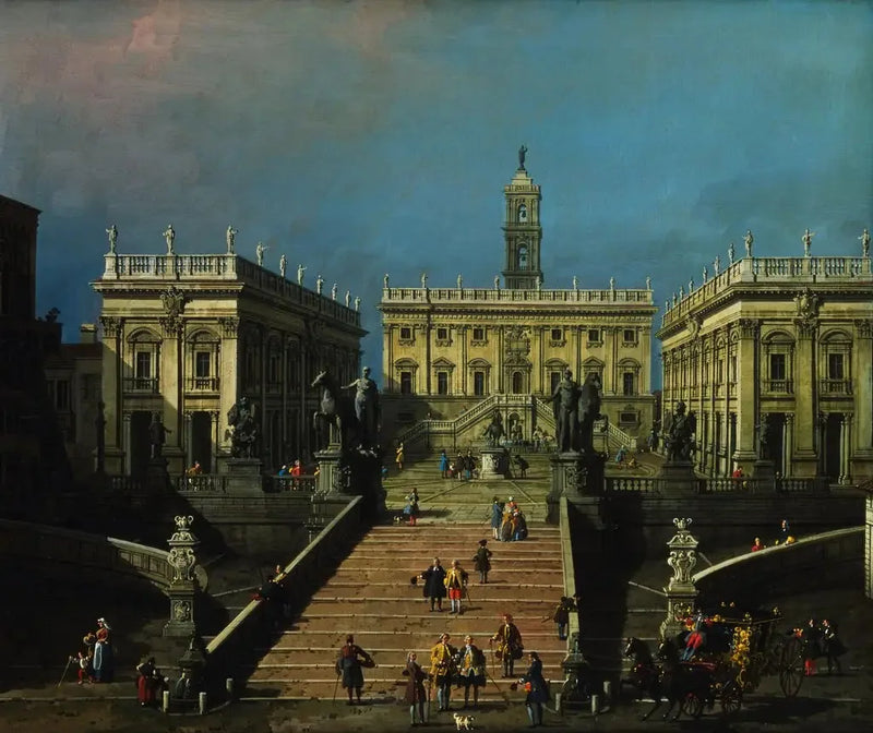 Plac Campidoglio i Cordonata - Canaletto