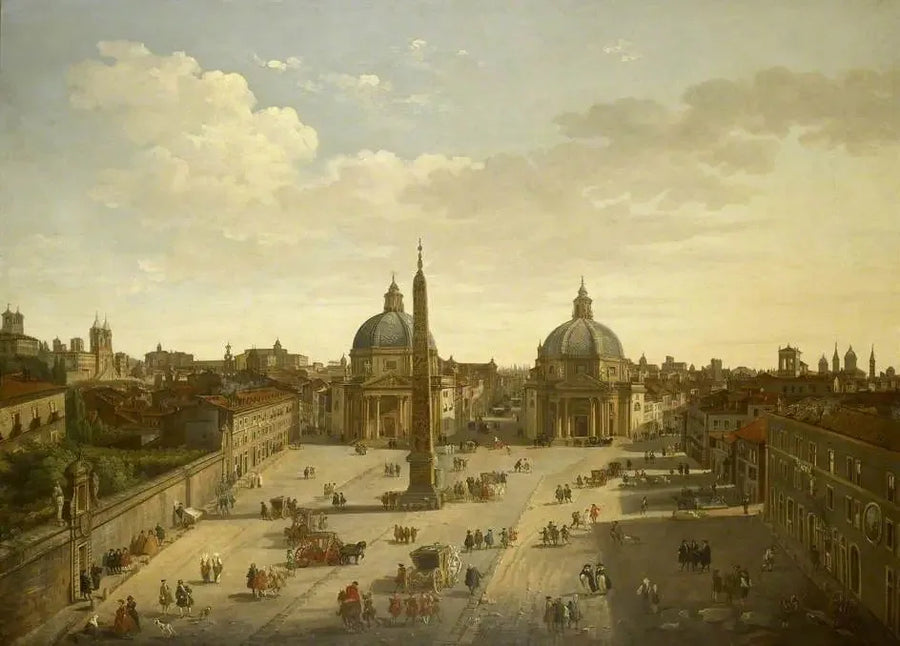Plac del Popolo, Rzym - Giovanni Paolo Panini