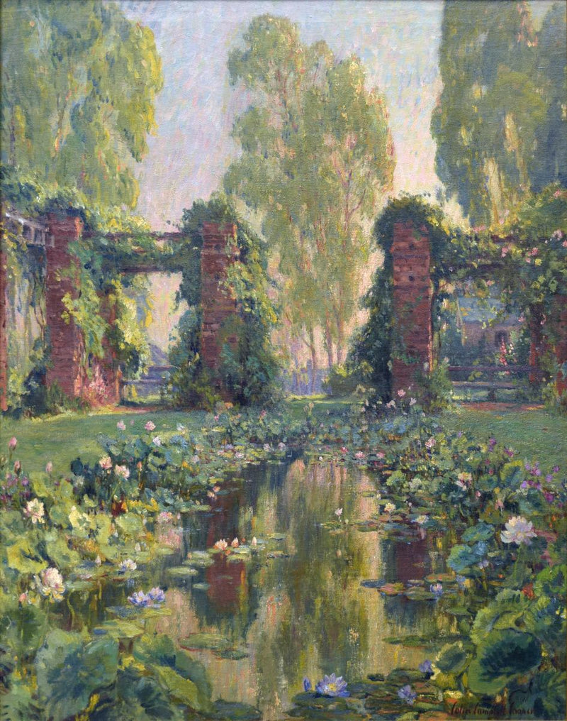 Basen z lotosami, El Encanto, Santa Barbara - Colin Campbell Cooper