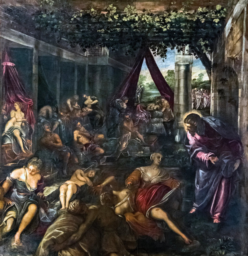 Probatyczny basen - Jacopo Tintoretto