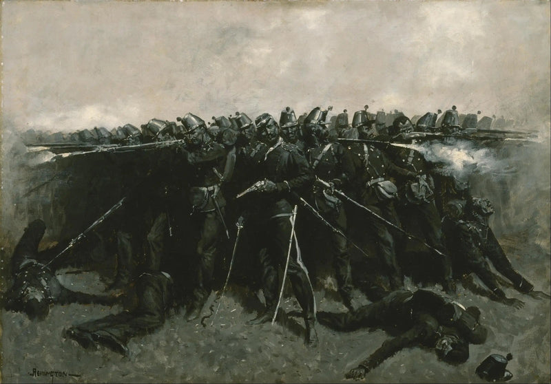 Plac piechoty - Frederic Remington