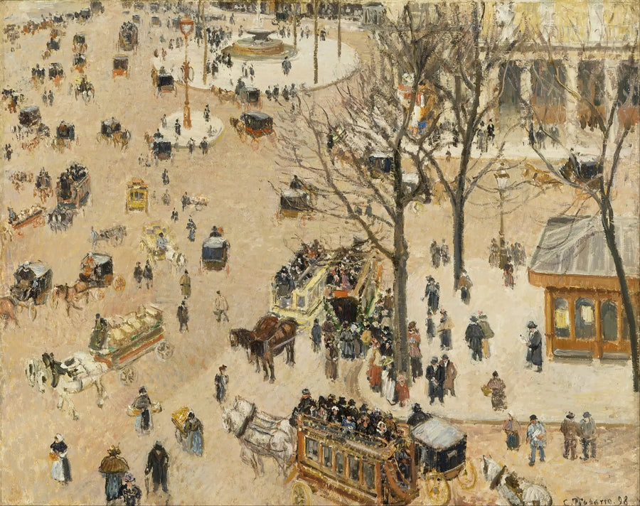 Plac Teatralny Angielski - Camille Pissarro