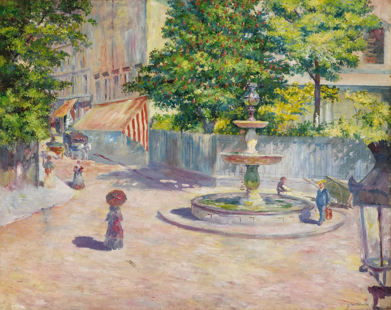 Plac Saint-Augustin - Gustave Caillebotte