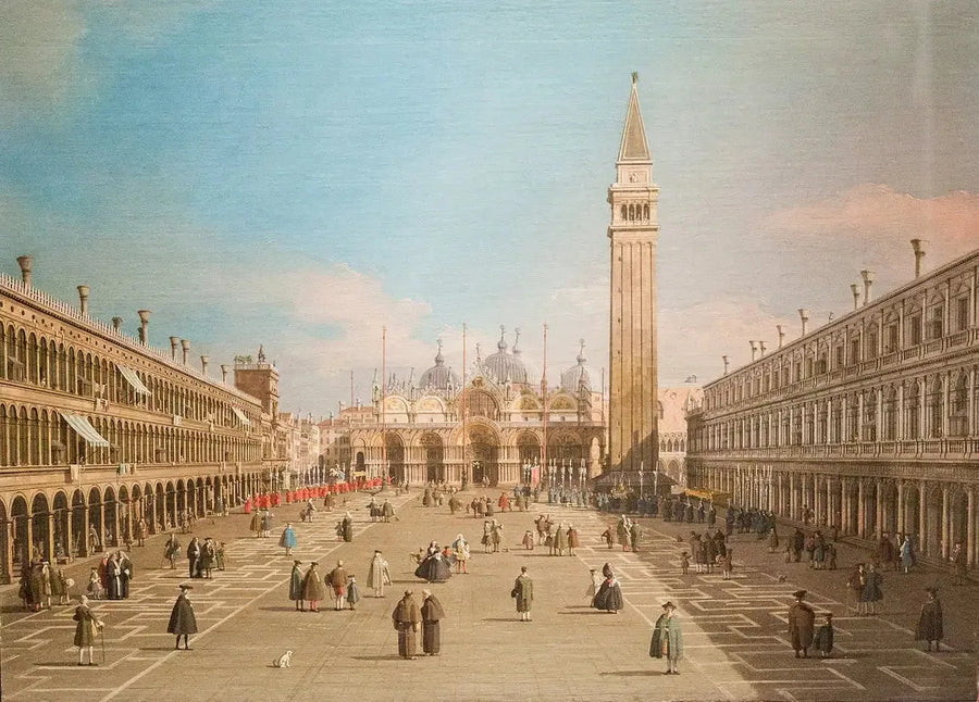 Plac św. Marka i Bazylika, Wenecja - Canaletto