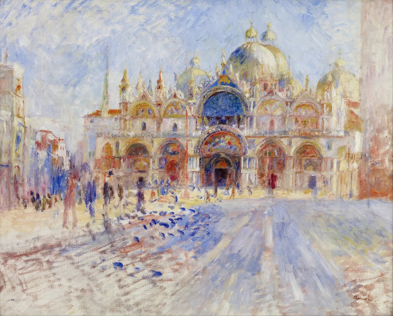 Plac Świętego Marka, Wenecja - Pierre-Auguste Renoir