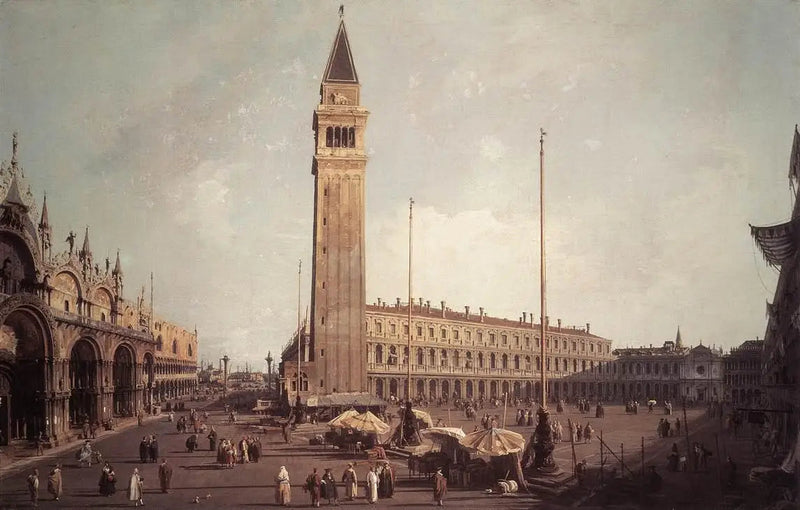 Plac św. Marka na południowy zachód - Canaletto