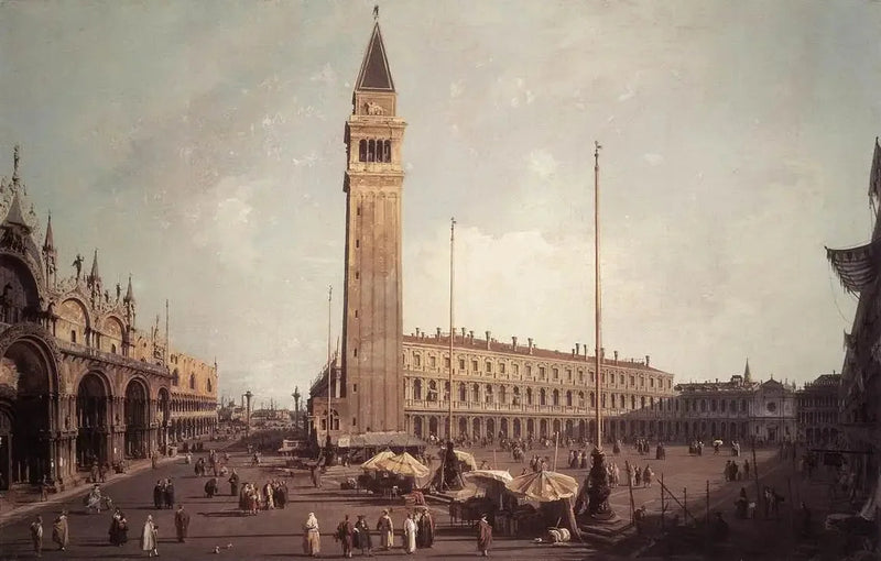 Plac św. Marka na południowy zachód - Canaletto