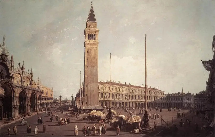 Plac św. Marka na południowy zachód - Canaletto