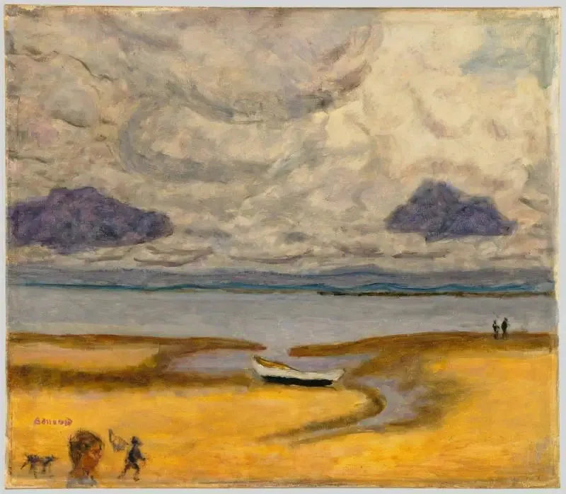 Plaża przy niskiej wodzie - Pierre Bonnard