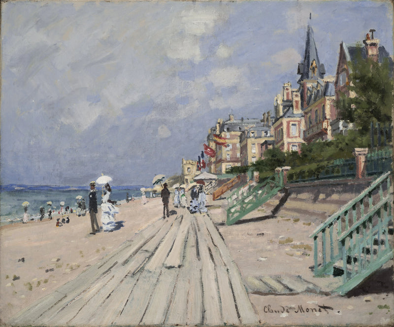 Plaża w Trouville W156 - Claude Monet