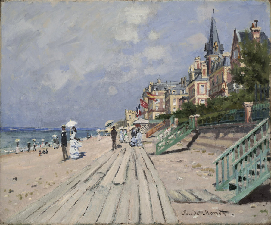 Plaża w Trouville W156 - Claude Monet