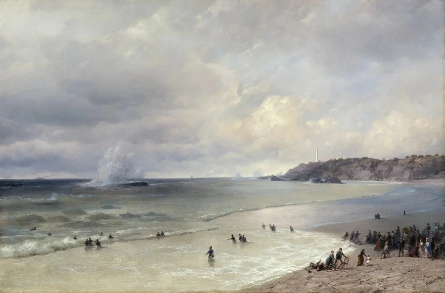 Plaża w Biarritz - Iwan Aiwaszkiewicz