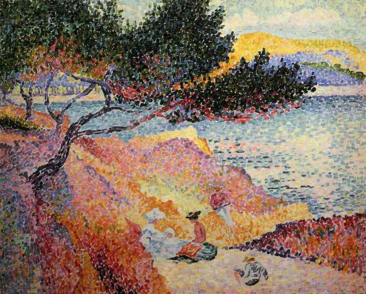 Plaża Saint-Clair - Henri-Edmond Cross