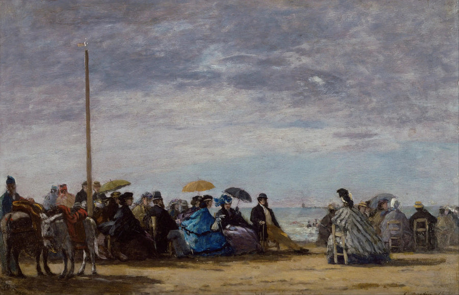 Plaża - Eugène Boudin