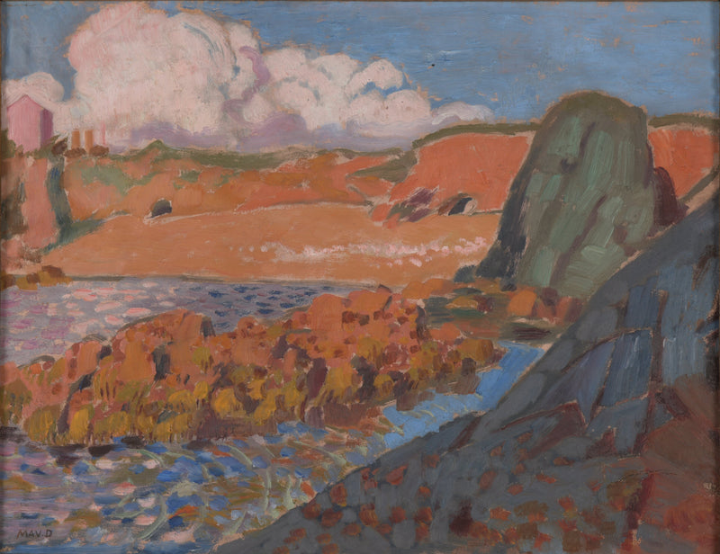 Czerwona plaża - Maurice Denis
