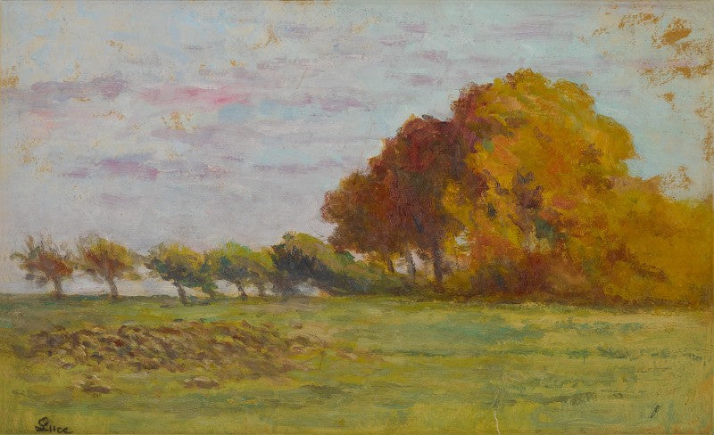 Równina wokół Rolleboise - Maximilien Luce